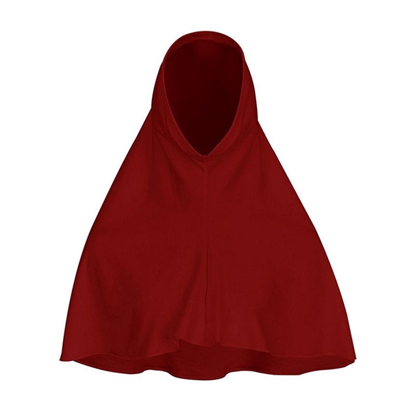 Maroon cotton slip on hijab